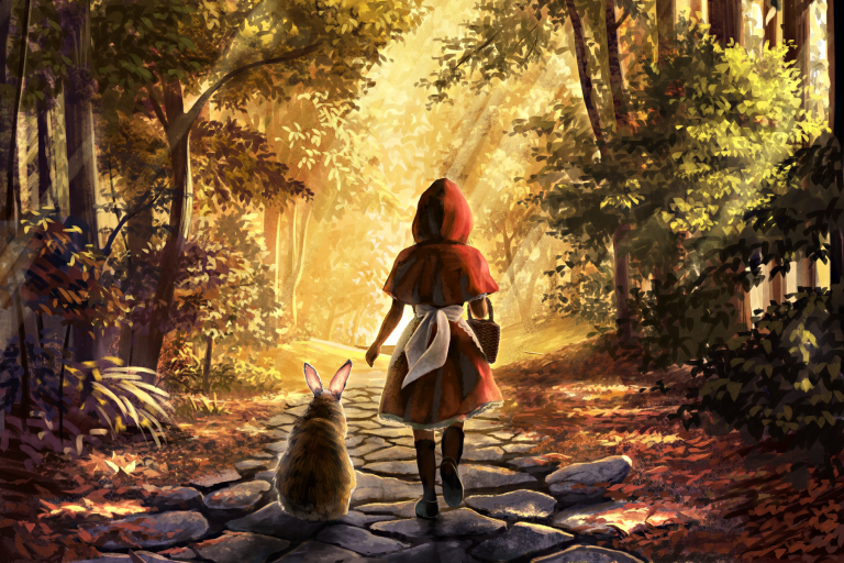 林道 イラスト K Hata Illustration